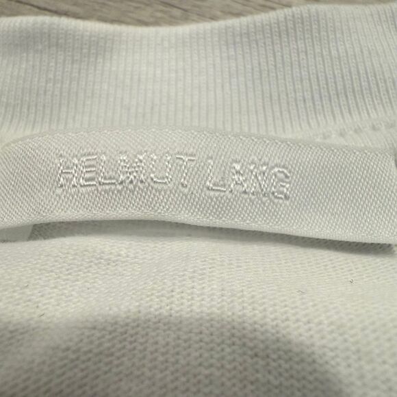 Helmut Lang T-shirt In White Cotton size M - Picture 9 of 9